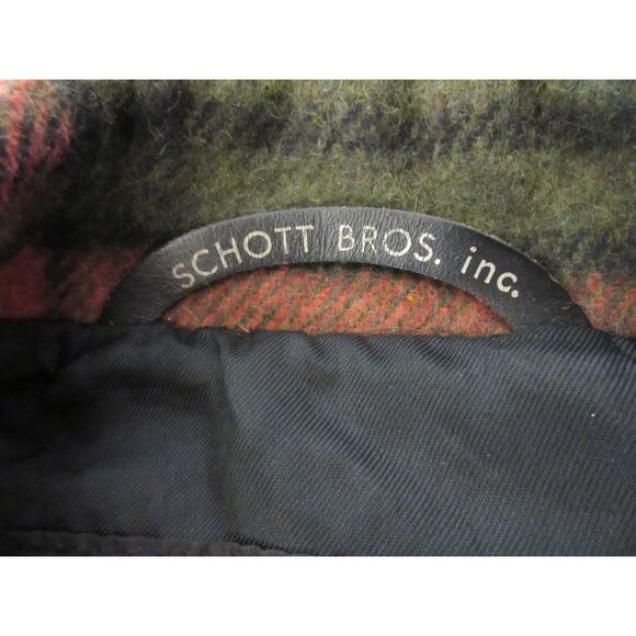 RANCHER by Schott Bros. Men's Plaid Wool Size 40 Lined Western Winter Jacket - Picture 5 of 5